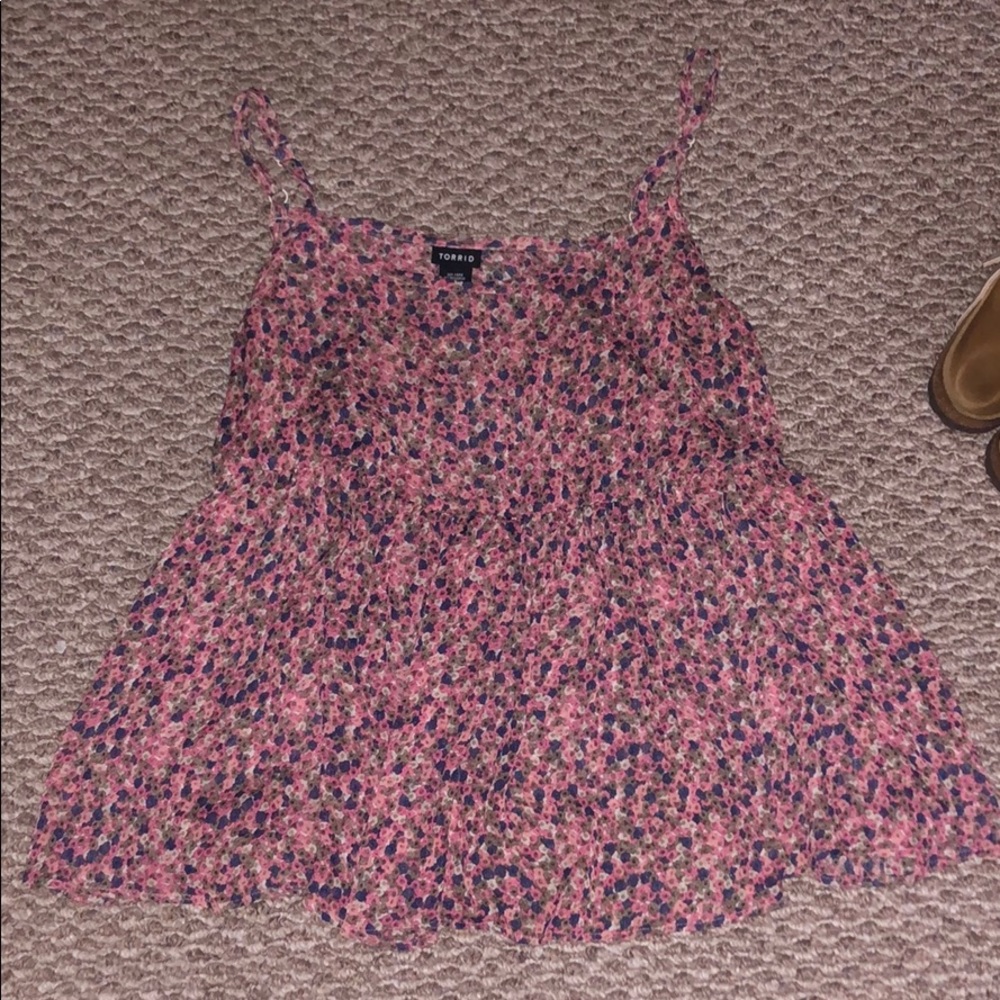 Torrid sheer summer top.